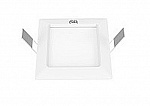 GLP-SW13-120-8-6 Квадратная встраиваемая светодиодная панель ( 8W, 350 Лм, IP40, 6500К, 120х120)